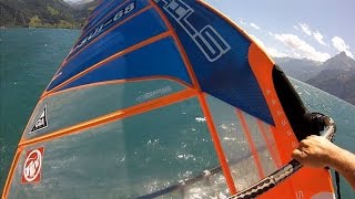 The RRD XFire Lightwind v1  Slalom windsurfing in very low winds [upl. by Toile]