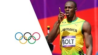 Usain Bolt amp Yohan Blake Win 100m Heats  London 2012 Olympics [upl. by Gordon]