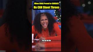 When SHAQ Proved to CANDACE He CAN Shoot Threes [upl. by Wirth]