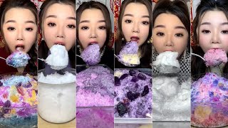 ASMR her recent powdery ice eating only bites part 16 [upl. by Yanetruoc]