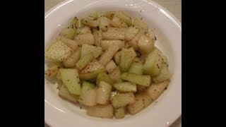 Simple Delicious Sauteed Kohlrabi [upl. by Oivat]