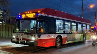 TTC First Day of Service Ride Video on 6601 Novabus LFSE on route 984 Sheppard West Express [upl. by Herra]