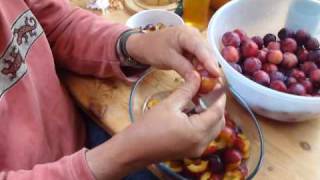 Sabatier paring knife for processing plums [upl. by Hiroshi]