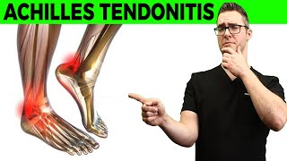 Achilles Tendonitis amp Back of Heel Pain BEST Home Treatments 2024 [upl. by Egerton]