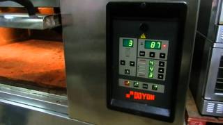 A1Equipment Doyon 2T2 Deck Oven Working in our warehouse in MiamiFL [upl. by Flore299]