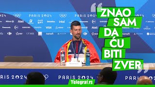 Istorijska konferencija Đokovića nakon osvanja olimpijskog zlata quotOvo je moj najveći uspeh aliquot [upl. by Akined44]