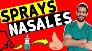 ✅👃 ¿Cuál es el MEJOR SPRAY NASAL para DESCONGESTIONAR la NARIZ [upl. by Mordecai]