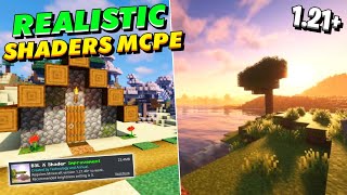 MANTAPZ  TOP 1 SHADERS MCPE 121 amp 120 REALISTIC TERBAIK  NewB Shaders rtx shaders minecraft [upl. by Annekahs]