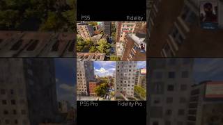 PS5 vs PS5 Pro Spiderman 2 Graphics Fidelity vs Fidelity Pro [upl. by Ivgnout]