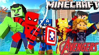 Joining The AVENGERS In Minecraft HK VERSE EPISODE 10 [upl. by Ecnaralc]