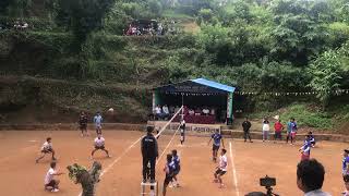 Balau vs Kaule volleyball match in Tama pelkachur [upl. by Anileva80]