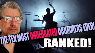 The 10 most UNDERRATED Drummers of ALL TIME  RANKED [upl. by Lilah207]