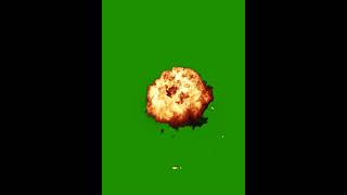 4 Explosion Green Screen Short [upl. by Anitirhc232]