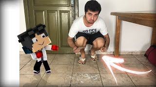 MINECRAFT NA VIDA REAL 2  O WIIZINHO QUEBROU TUDO EM CASA  Real Life   WIIFEROIZ [upl. by Jessabell]