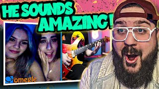 FIRST TIME HEARING HIM The Dooo Reaction  Guitar on Omegle [upl. by Paz180]