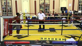 Haringey Box Cup SF  Jacob Gabriel v Michael McCarthy [upl. by Aidole]