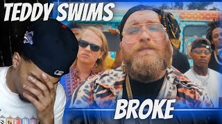 FIRST TIME HEARING  TEDDY SWIMS  BROKE FT THOMAS RHETT  REACTION [upl. by Lilak298]