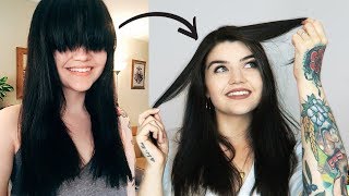 How to Grow Out a Fringeand not lose your mind ✨ MY TIPS [upl. by Lehte]