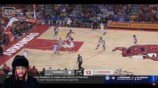 BOOGIE FLAND WILL BE ELITE REACTING TO Arkansas vs Kansas Game Highlights [upl. by Job]