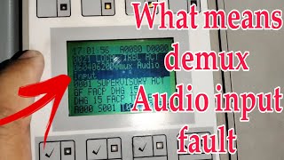 What Means Demux Audio input Fault  How to fix demux audio input problem Fire Alarm system est3 [upl. by Eppie962]