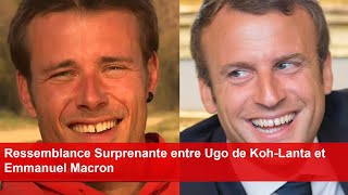 Ressemblance Surprenante entre Ugo de KohLanta et Emmanuel Macron [upl. by Straus]