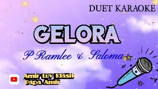 Duet Karaoke quotGELORAquot P Ramlee amp Saloma [upl. by Audley]