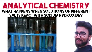 Analytical Chemistry  Action of Sodium Hydroxide in Solutions of Different Salts [upl. by Lejna]