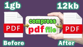 How to compress pdf without losing quality free step by step [upl. by Conny]