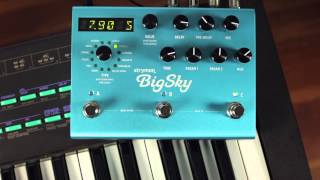 Strymon BigSky Reverb  synth audio demo [upl. by Buell]