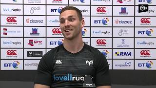 Ospreys TV George North on Scarlets [upl. by Amluz]