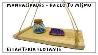 Cómo hacer una ESTANTERÍA FLOTANTE con LISTONES de MADERA [upl. by Michel333]