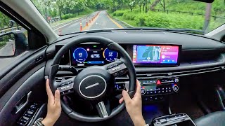 The New 2025 Hyundai Tucson Hybrid FACELIFT POV Test Drive [upl. by Linoel]