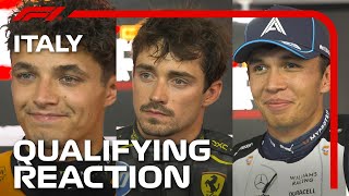 Drivers React After Qualifying  2024 Italian Grand Prix [upl. by Ydnyc]