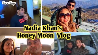 Nadia Khans honey moon vlog  nadiakhan shorts [upl. by Haik614]