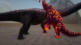 BRACHIOSAURUS vs GIRAFFATITAN vs ARGENTINOSAURUS  Ark Survival Evolved [upl. by Buchalter]