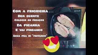 COMO FAZER PICANHA NA FRIGIDEIRA SEM ÓLEO usando somente água  Lima’s Receita [upl. by Itnuahsa]