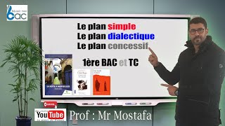 Le plan simple dialectique et concessif 1bac 💥💯 شرح جد بسيط [upl. by Whitby]