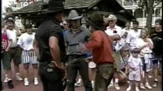 Disney Frontierland Stunt Show In The Magic Kindom  1994 [upl. by Greta783]