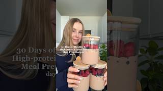 Day 1 of 30 Days of Healthy amp Highprotein Breakfast Meal Prep Recipes mealprep highprotein [upl. by Roxine]