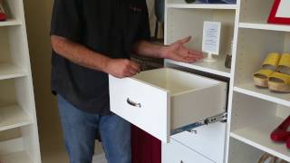 How to Remove A Drawer with Full Extension Guides [upl. by Laet]