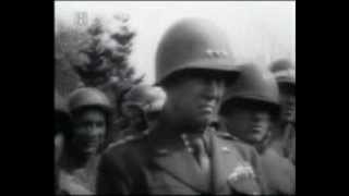 General Patton being witness at the horrors of concentration camp Ohrdruf 12041945 [upl. by Ahern]