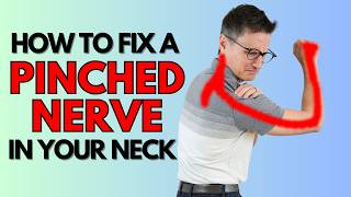 How to Fix a Pinched Nerve in Your Neck amp Shoulder Blade  Nerve Flossing  Dr Jon Saunders [upl. by Macy]