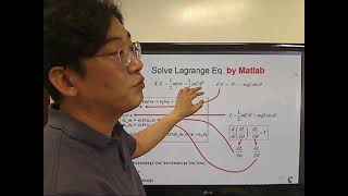 3 robotics 34 Lagrange equation solving by Matlab How to get total derivative [upl. by Leodora]