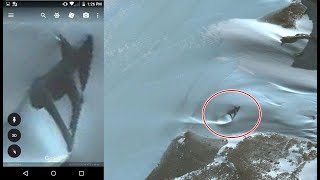 Huge Triangular UFO emerges from Antarctica ice [upl. by Namielus]