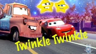 Funny McQueen 🚗 and Mater Toys from CARS Sing Twinkle Twinkle Little Star  Kids Nursery Rhymes [upl. by Valerian88]