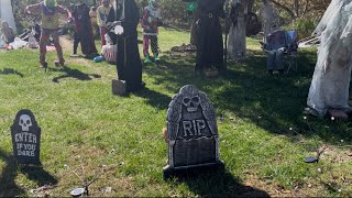 My Halloween decorations outside 2024 part 2 [upl. by Leirol77]