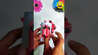 Easy Paper flower vase making Wastes metarial craft flowervase paperflowervase diy [upl. by Nuawaj]