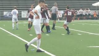 Ambridge Boys Soccer vs Center Valley Will Gruca GOAL [upl. by Catto]