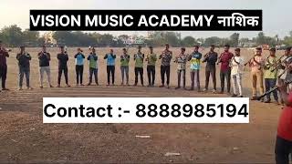 राष्ट्रगीत trampet and clarinet  Vision Music Academy Nashik  Bandsman police policeband [upl. by Angy]