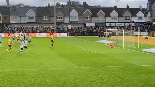 Newport County Vs Grimsby 16112024 Kyle Hudlin penalty miss [upl. by Bradway477]